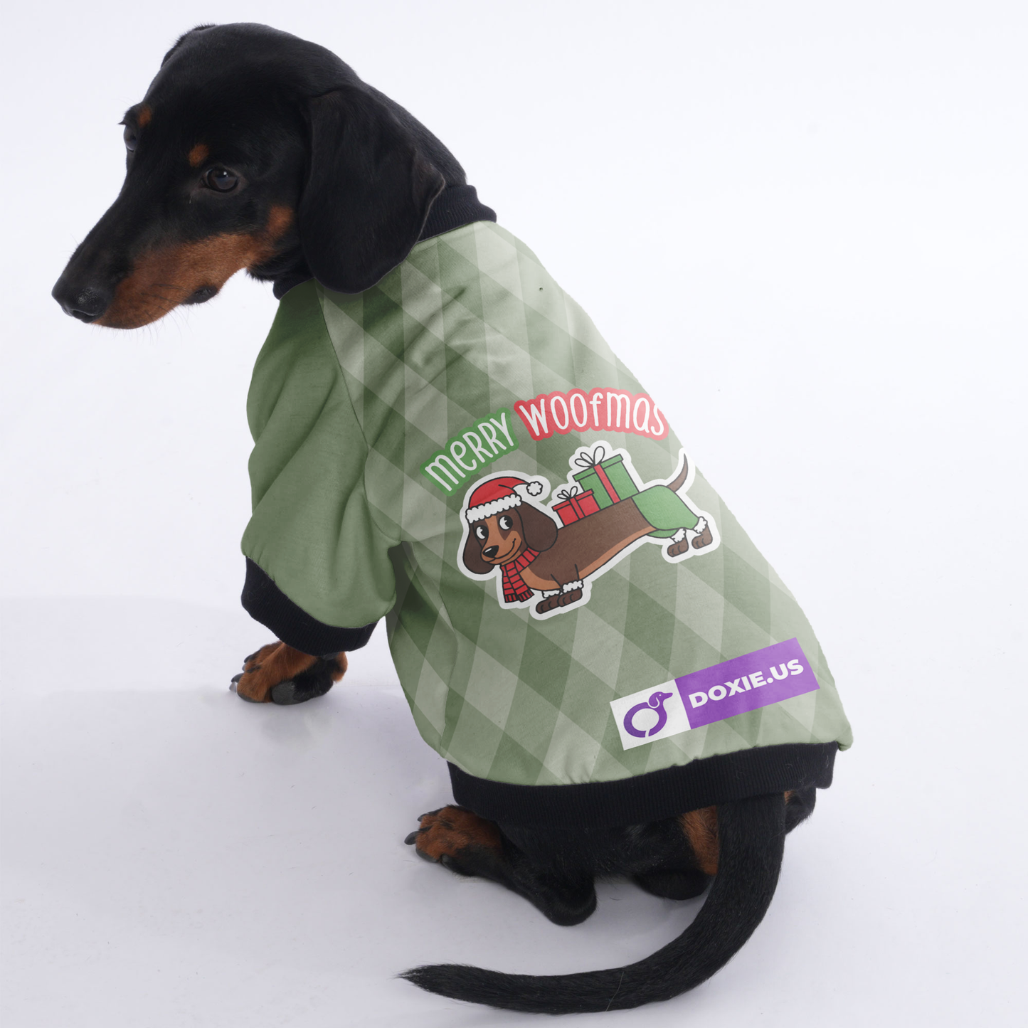 Merry Woofmas - Jacket for Dachshunds