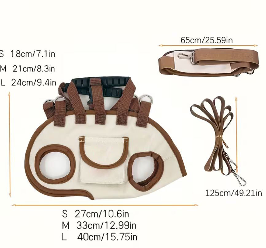 PawPort Dachshund Crossbody Backpack – Lightweight Secure Travel Carrier