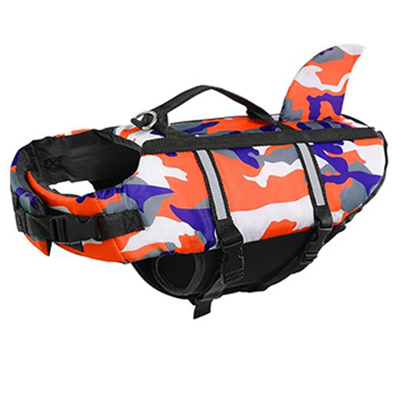 Premium Dachshund Swim Vest Camouflage Design - Shark Dog Life Jacket