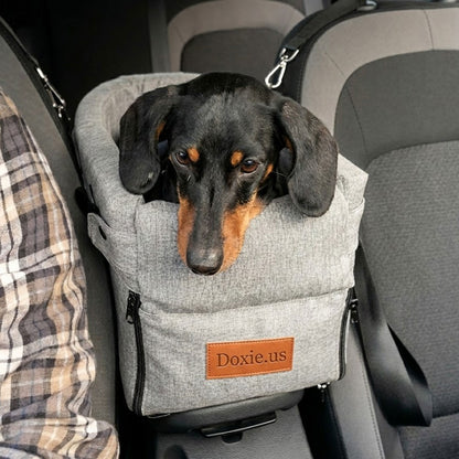 Dachshund car safety bed for travel, view 4
