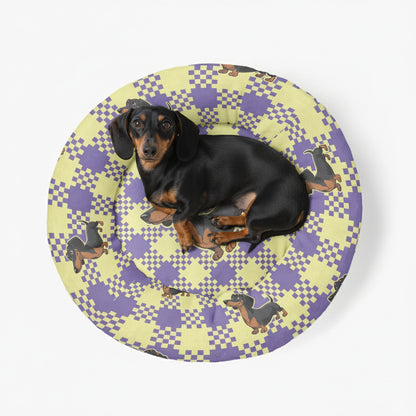 Bonnie - Cloud-Comfort Dachshund Bed | Anti-Anxiety Donut Bed for Dachshunds