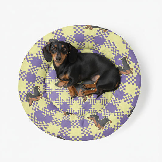 Bonnie - Cloud-Comfort Dachshund Bed | Anti-Anxiety Donut Bed for Dachshunds