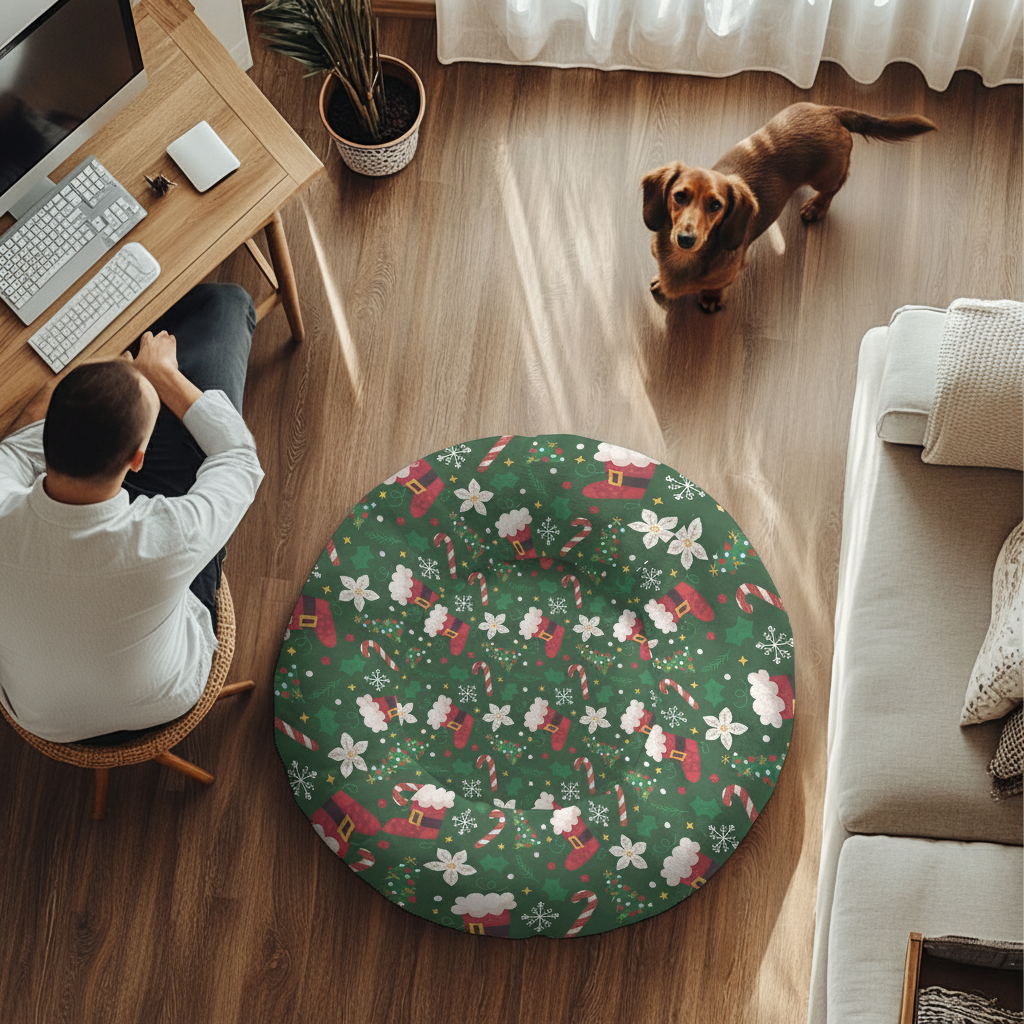 Churro - Cloud-Comfort Large Dachshund Bed | Anti-Anxiety Donut Bed for Dachshunds