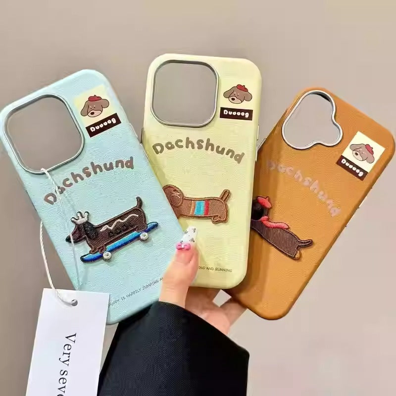 www.doxie.us-3D-Dachshund-Design-iPhone-Cover-Cute-and-Durable-Phone-Accessory