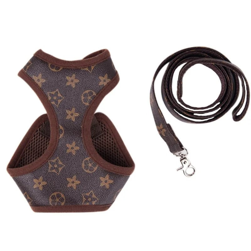 www.doxie.us-Chewy-Brown-Dachshund-Harness-and-Leash-Set