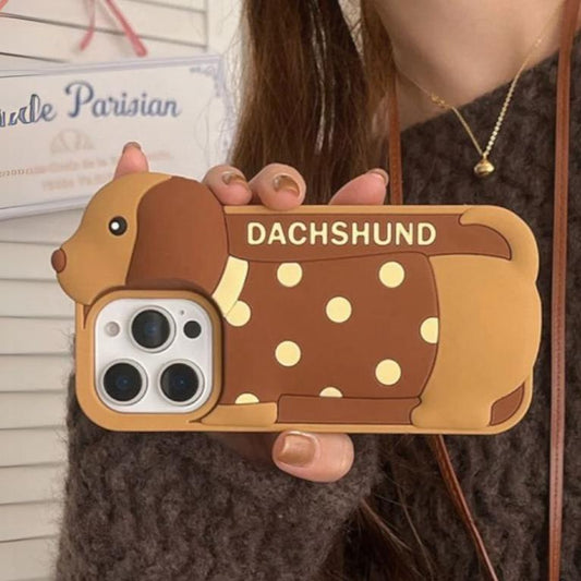 www.doxie.us-Cute-Dachshund-Themed-iPhone-Case