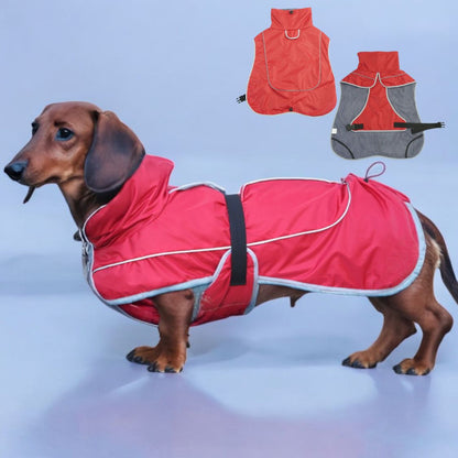 www.doxie.us-Doxie-Deluxe-Winter-Coat–Combines-Warmth-and-Elegance-for-Chilly-Outdoor-Adventures-red