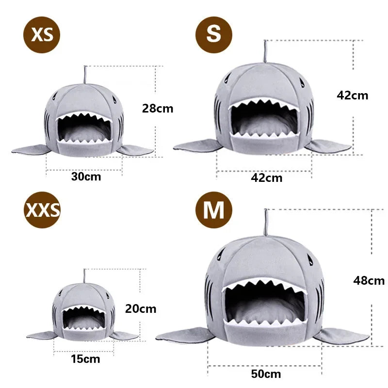 www.doxie.us-Doxie-Shark-Bed-Unique-Shark-Design-for-Ultimate-Dachshund-Comfort