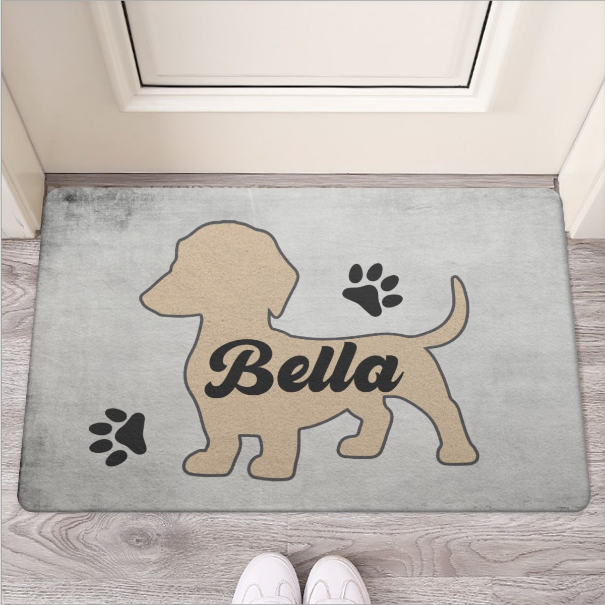 Personalized Doormat with dachshund Name - Doormat