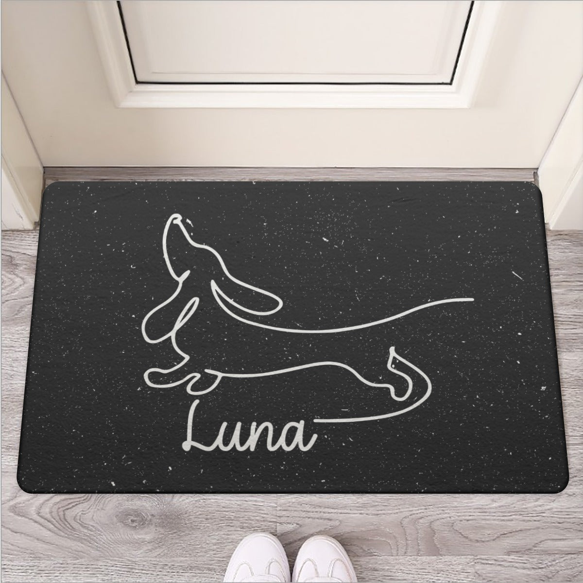 Personalized Doormat with dachshund Name - Doormat