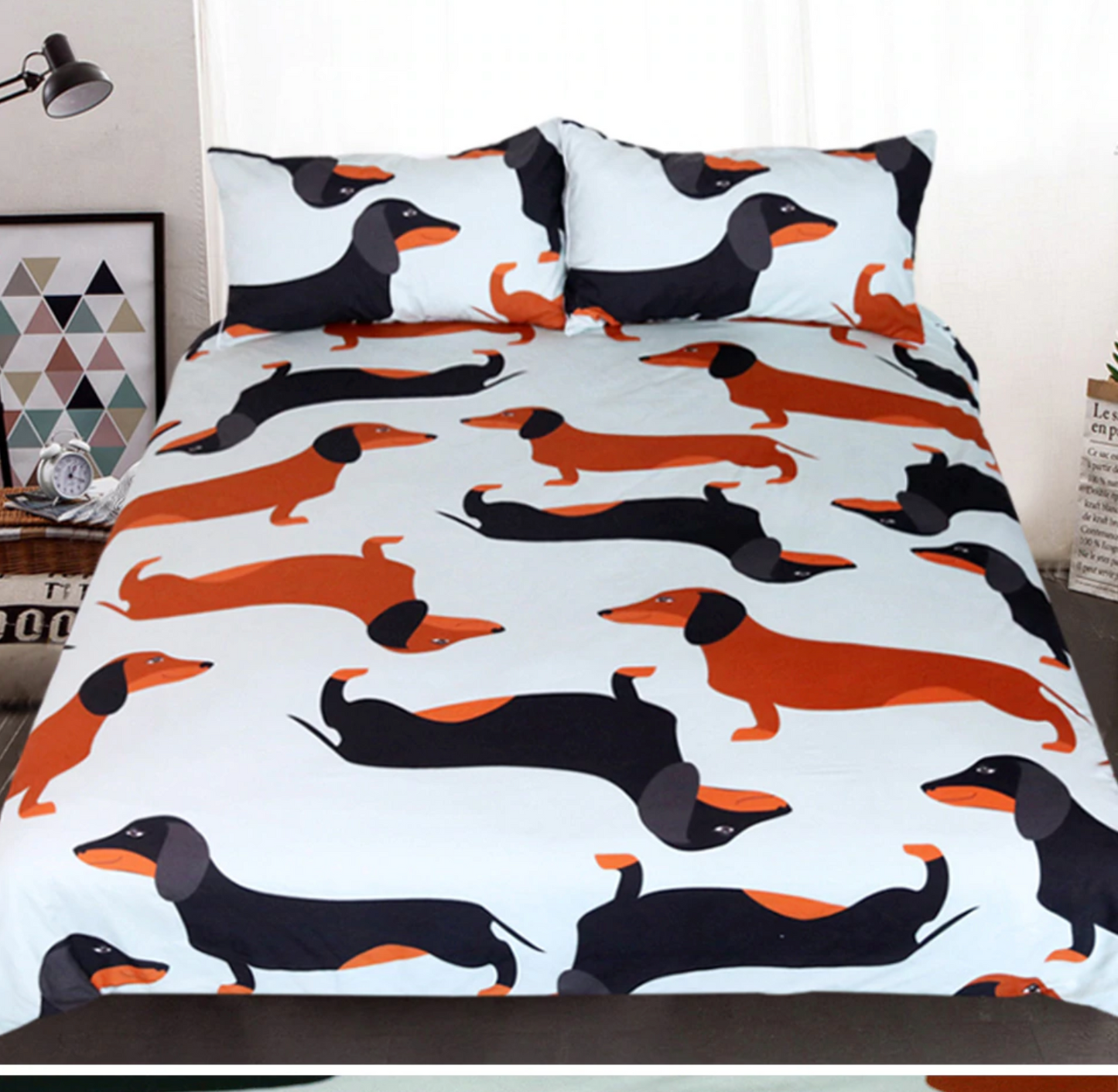 Dachshund Bedding Duvet Cover Set