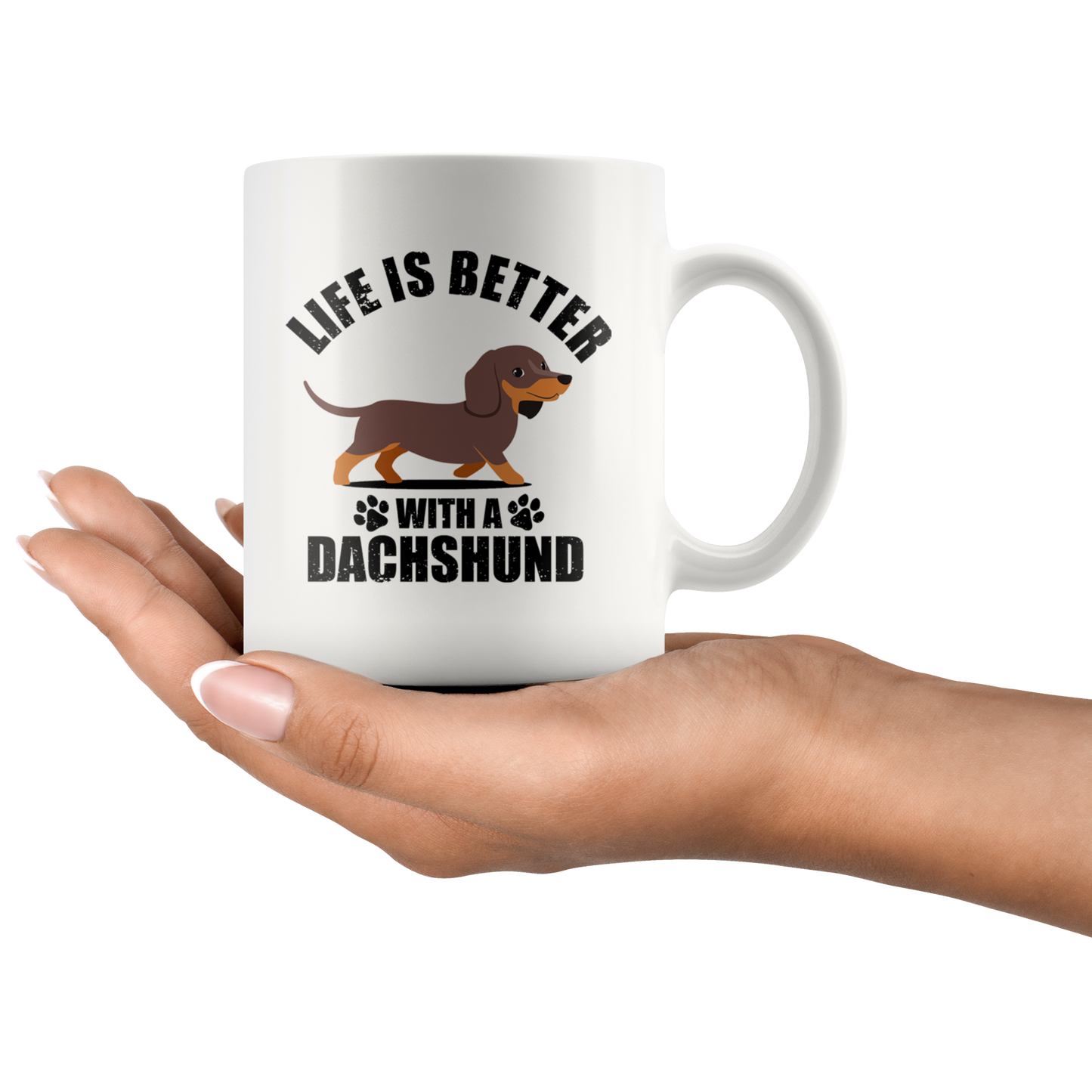 La vida es mejor con mi Dachshund - Taza