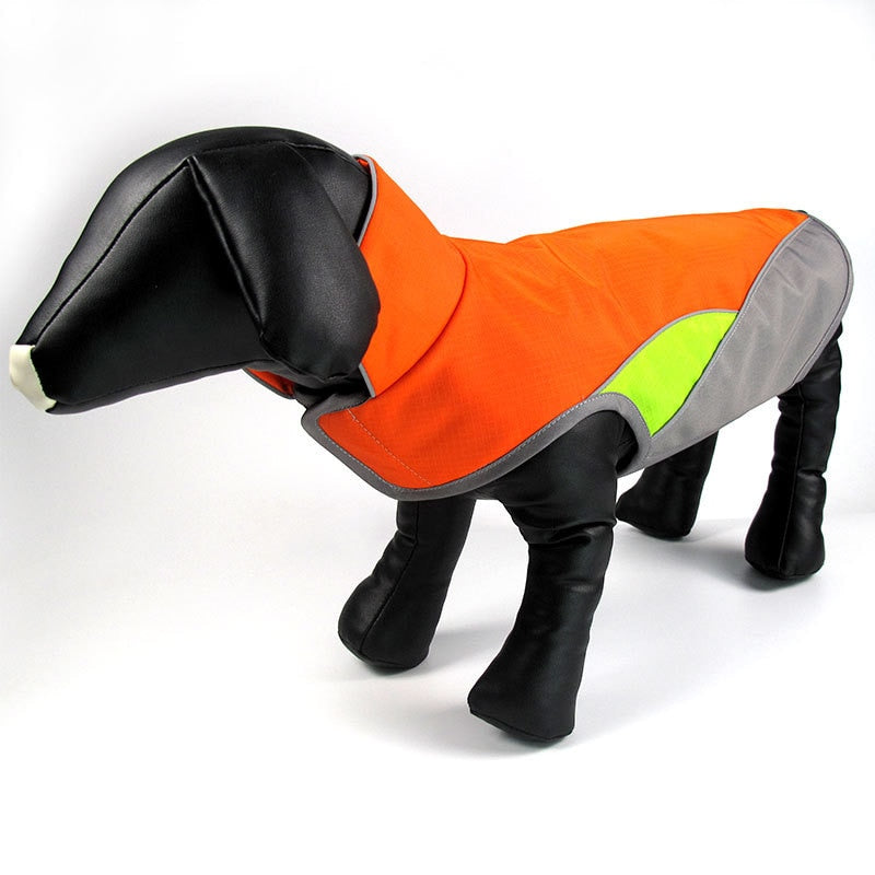 Dachshund Waterproof Coat Jacket With Reflective Trim - Dachshund Shop.jpg