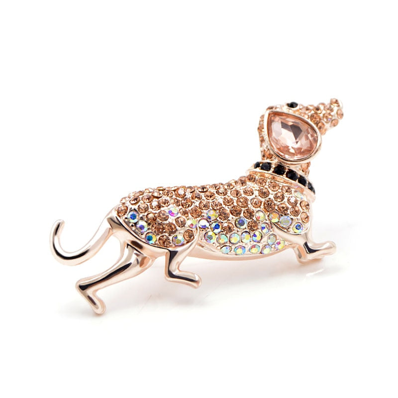 Dachshund Brooches Rhinestone Sausage for Women - Dachshund shop.jpg