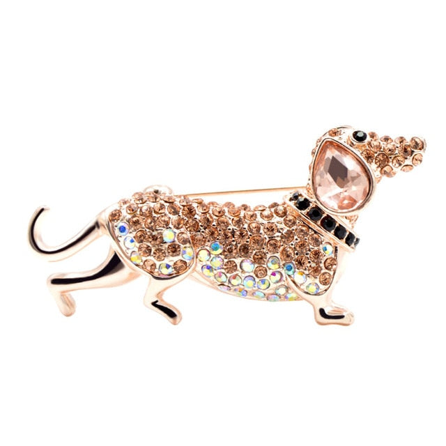 Dachshund Brooches Rhinestone Sausage for Women - Dachshund shop.jpg