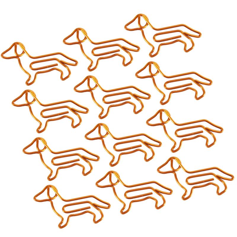 Dachshund Shaped Golden Paper Clips- dachshund shop.jpg