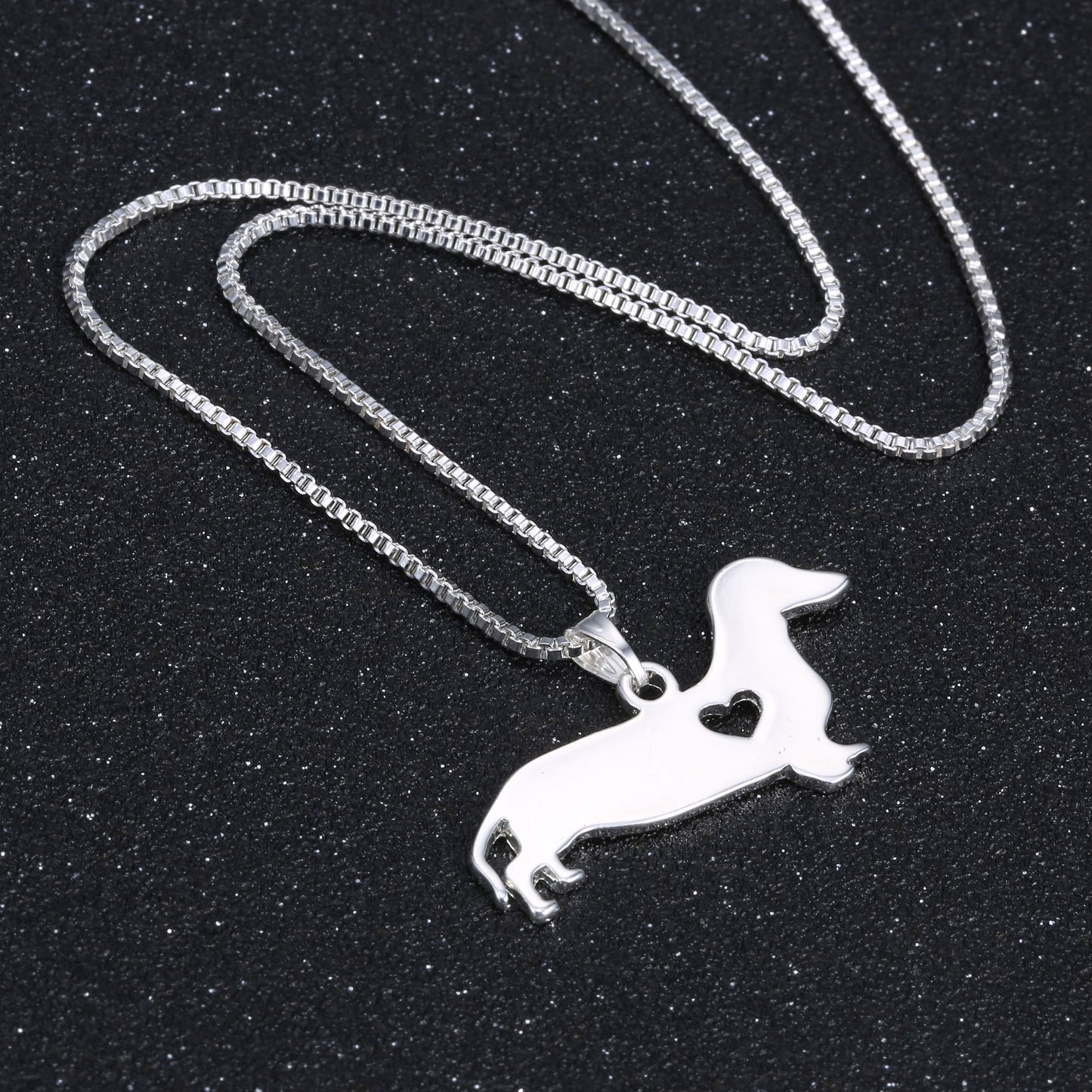 Dachshund Necklace Sterling Silver - Dachshund shop.jpg