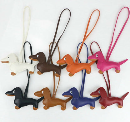 Dachshund PU Leather Keychain I Key Holder Accessories