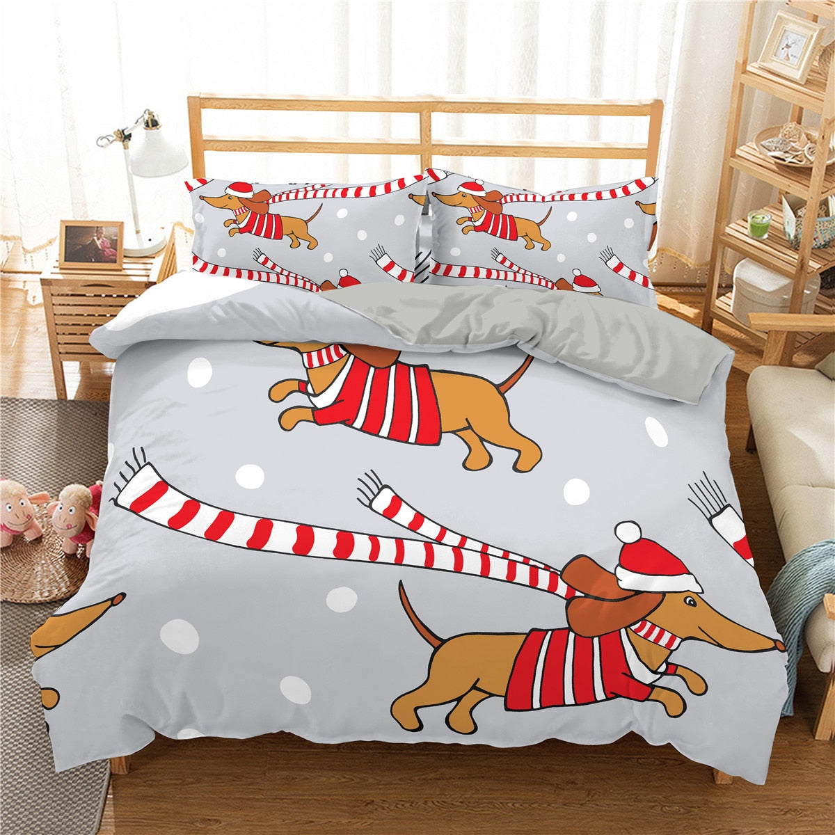 Dachshund Duvet Cover Stylish Bedding Set - Dachshund Shop.jpg