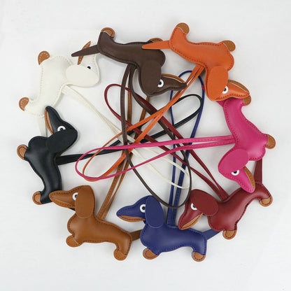 Dachshund PU Leather Keychain I Key Holder Accessories