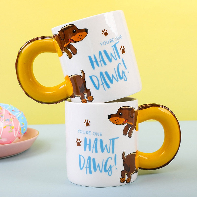 Dachshund Coffee Mug Creative Ceramic Cup - Dachshund Shop