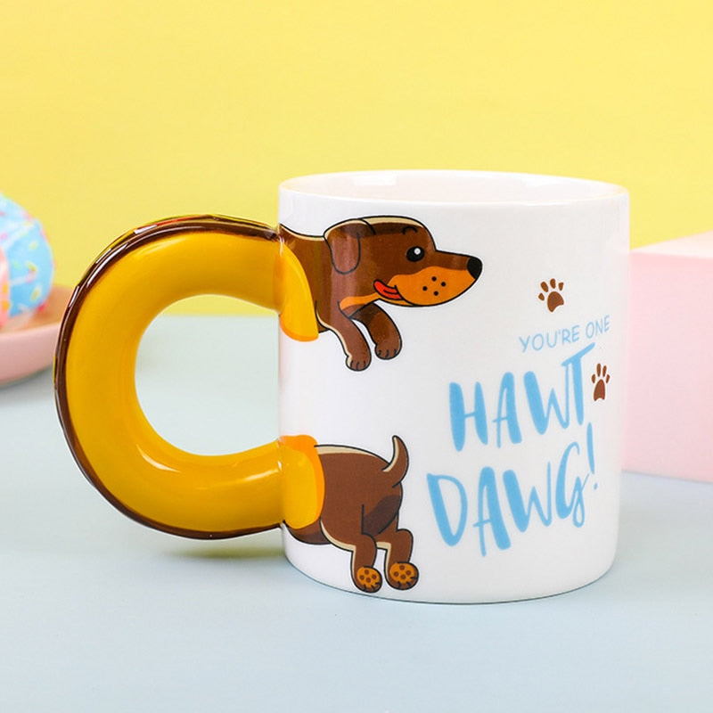 Dachshund Coffee Mug Creative Ceramic Cup - Dachshund Shop