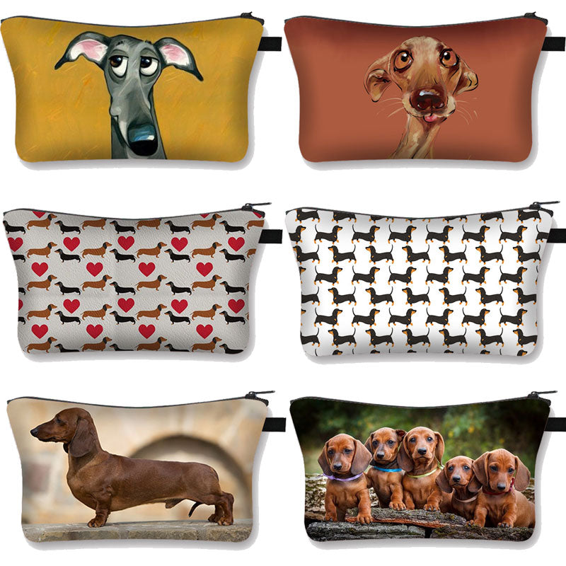 Dachshund Makeup Bag Travel Organizer Cosmetic Bag- Dachshund Shop.jpg