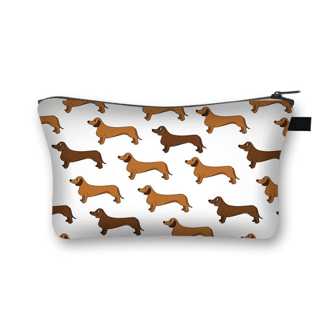 Dachshund Makeup Bag Travel Organizer Cosmetic Bag- Dachshund Shop.jpg