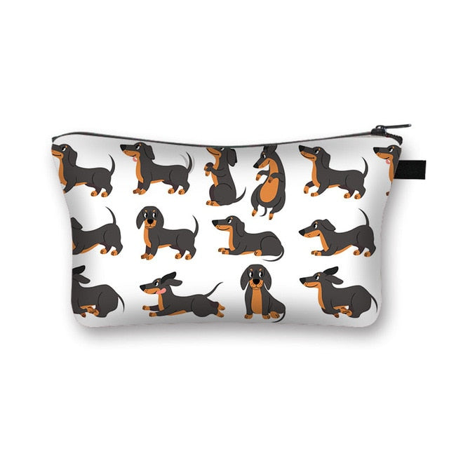 Dachshund Makeup Bag Travel Organizer Cosmetic Bag- Dachshund Shop.jpg