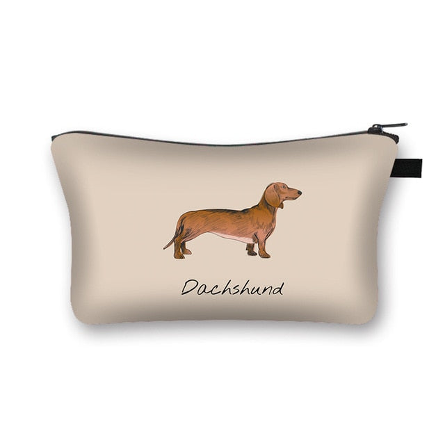 Dachshund Makeup Bag Travel Organizer Cosmetic Bag- Dachshund Shop.jpg