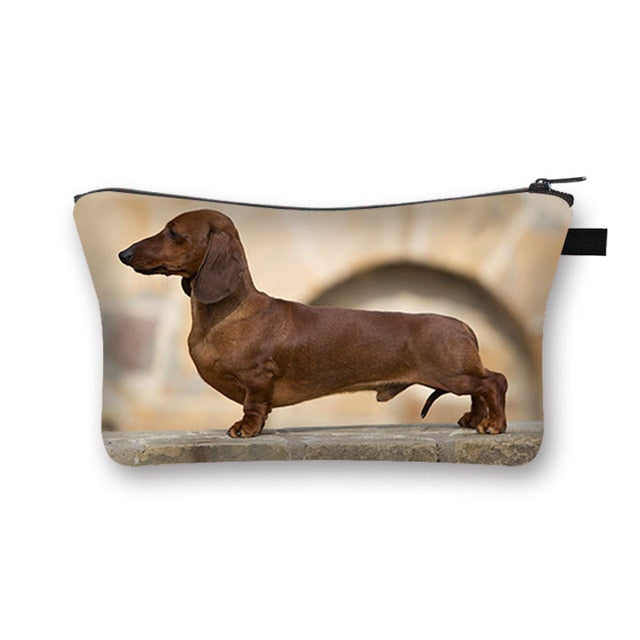 Dachshund Makeup Bag Travel Organizer Cosmetic Bag- Dachshund Shop.jpg