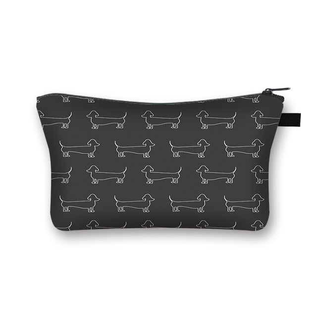 Dachshund Makeup Bag Travel Organizer Cosmetic Bag- Dachshund Shop.jpg