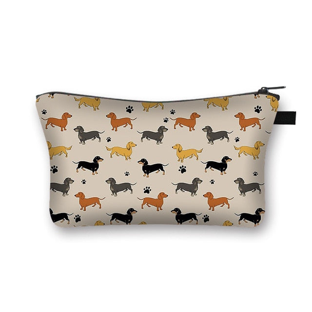 Dachshund Makeup Bag Travel Organizer Cosmetic Bag- Dachshund Shop.jpg