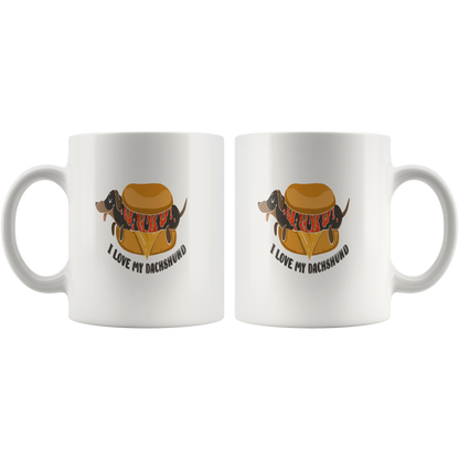 I love my Dachshund - Mug
